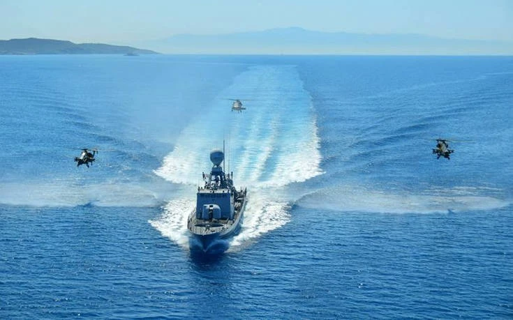 Η «Λευκή Καταιγίδα» των Τούρκων έφτασε βόρεια της Κρήτης – Δείτε τις φωτογραφίες από την άσκηση